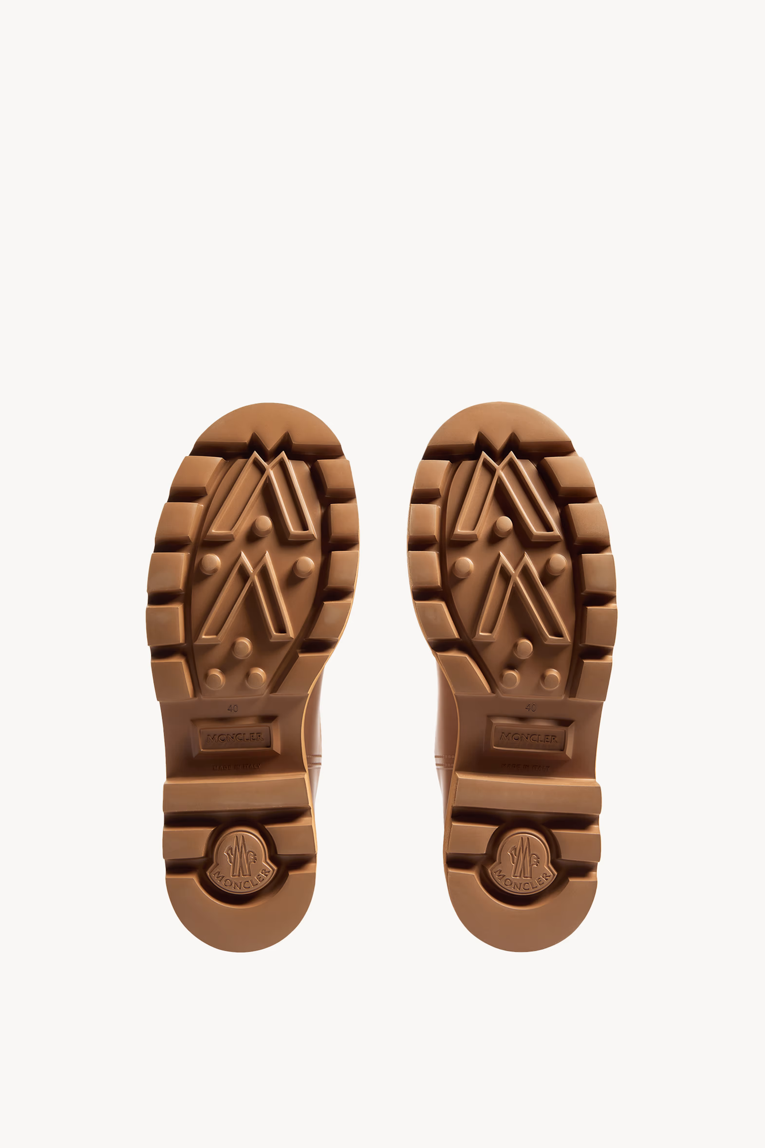 Kickstream High Rain Boots Women Light Brown Moncler 6